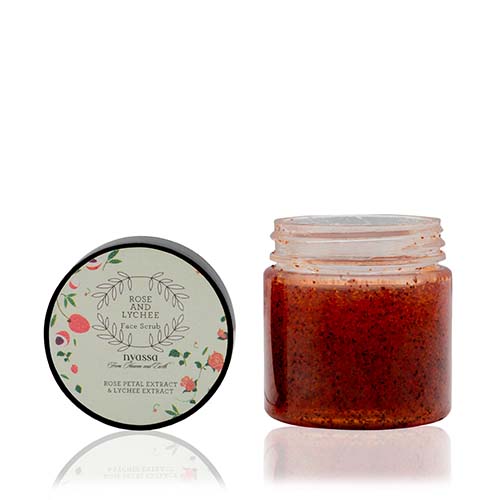 Nyassa Rose and Lychee Face & Body Scrub 30gm