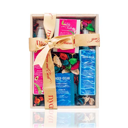 Nyassa Wooden Box Gift Set (4 Pieces)