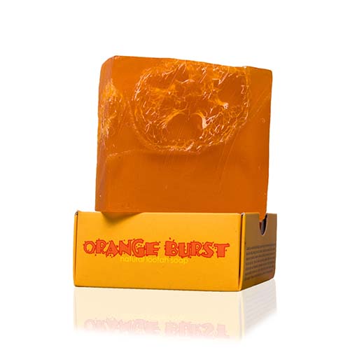 Nyassa Orange Burst Handmade Loofah Soap 150 gm