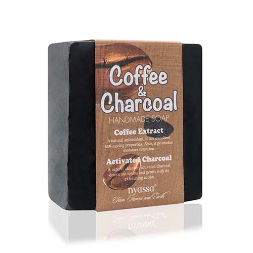 Nyassa Coffee & Charcoal Handmade Soap 75gm