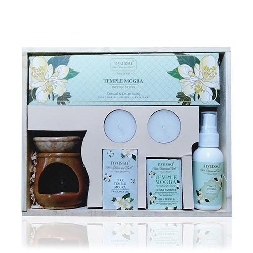 Nyassa Temple Mogra Sandalwood Luxury Festive Collection