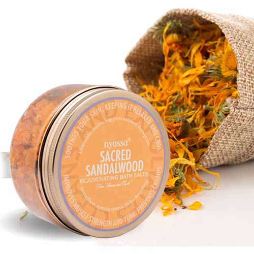 Nyassa Sacred Sandalwood Bath Salt 220g