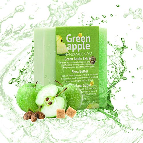 Nyassa Green Apple Handmade Sugar Soap 150 gm