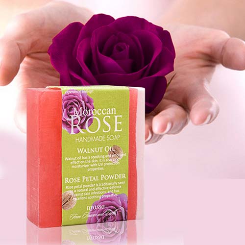 Nyassa Moroccan Rose Handmade Soap 150g
