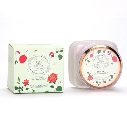 Nyassa Rose and Lychee Face Cream 50 gm